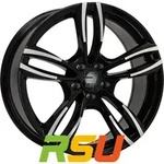 2DRV WH29 schwarz hochglanzpoliert 7.5x17 ET54 - LK5/112 ML66.7 Alufelge schwarz