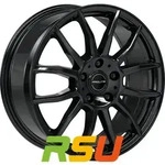 Proline AX100 black glossy 6.5x16 ET45 - LK5/108 ML74.1 Alufelge schwarz