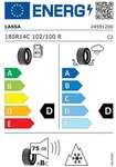 Lassa Wintus 2 3PMSF 185/80 R14C 102/100R Winterreifen