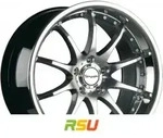 Tomason TN8 hyperblack diamond polished with steel lip 8.5x19 ET30 - LK5/112 ML72.6
