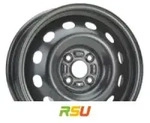 Alcar 7380 5.5x15 ET50 - LK4/100 ML54 Stahlfelge schwarz