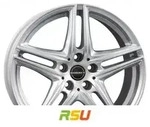 Borbet XR brilliant silver 7x16 ET31 - LK5/120 ML72.5 Alufelge silber
