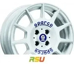Sparco Terra white 7.5x17 ET48 - LK5/100 ML63.3 Alufelge wei&szlig;