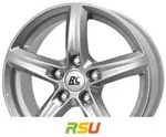 RC-Design RC24 kristallsilber lackiert 6x15 ET47 - LK5/112 ML57.1 Alufelge silber