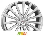 Borbet BLX brilliant silver 8.5x19 ET45 - LK5/108 ML72.5 Alufelge silber