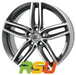 RC-Design RC29 himalaya-grey front-poliert 8x19 ET45 - LK5/108 ML72.6 Alufelge grau