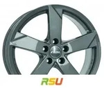 Rial Kodiak graphit 5.5x14 ET35 - LK4/100 ML54.1 Alufelge grau