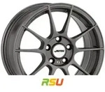 Autec Typ W - Wizard gunmetal 8x18 ET35 - LK4/100 ML70 Alufelge grau