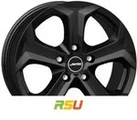 Autec Typ X - Xenos schwarz matt 7x17 ET38 - LK5/112 ML70 Alufelge schwarz