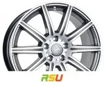 Keskin KT16 Dynamic palladium front polish 8.5x19 ET45 - LK5/112 ML66.6 Alufelge grau