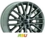 Borbet BS5 metal grey 8x18 ET40 - LK5/114.3 ML72.5 Alufelge grau
