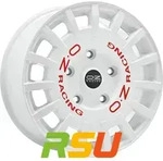 OZ Rally Racing white 8x17 ET35 - LK5/98 ML58.06 Alufelge rot
