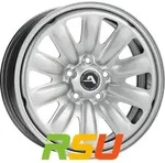 Alcar 01 silver 6x15 ET47 - LK5/112 ML57 Stahlfelge silber