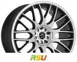Barracuda Karizzma mattblack-polished 8x18 ET38 - LK4/100 ML73.1 Alufelge...