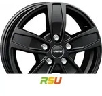 Autec Typ Q - Quantro 5-Loch schwarz matt 7x17 ET51 - LK5/112 ML66.5 Alufelge schwarz