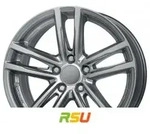 Rial X10 metal-grey 7.5x18 ET51 - LK5/112 ML66.5 Alufelge grau