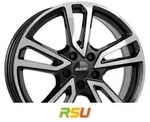 Alutec Tormenta diamond-black frontpolished 8x18 ET39 - LK5/112 ML66.6 Alufelge
