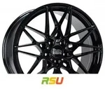 MAM B2 black painted 8.5x20 ET45 - LK5/112 ML72.6 Alufelge schwarz