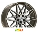 Axxion AX9 platin grau hochglanzpoliert 8.5x19 ET25 - LK5/120 ML72.6 Alufelge...