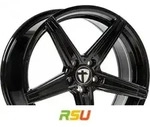 Tomason TN20 black painted 8x18 ET35 - LK5/100 ML63.4 Alufelge schwarz
