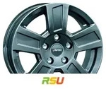 Autec Typ TG - Tigris graphit lackiert 6x15 ET30 - LK5/112 ML66.6 Alufelge grau