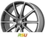 RC-Design RC32 himalaya-grey front-poliert 7.5x18 ET46 - LK5/100 ML57.1 Alufelge grau