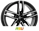 Alutec Ikenu diamant-schwarz frontpoliert 7.5x17 ET45 - LK5/112 ML66.5 Alufelge