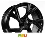 Tomason AR1 black painted 8.5x19 ET45 - LK5/112 ML66.6 Alufelge schwarz