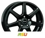 Autec Typ TL - Tallin schwarz 6.5x16 ET45 - LK5/108 ML70 Alufelge schwarz
