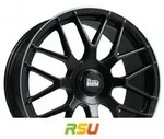 MAM GT1 matt black lip polish 7.5x17 ET45 - LK5/108 ML72.6 Alufelge schwarz