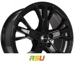 GMP Gunner glossy black 10x22 ET50 - LK5/130 ML71.6 Alufelge schwarz