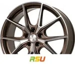 Brock B40 bronze-copper front-poliert 8x19 ET45 - LK5/108 ML63.4 Alufelge kupfer