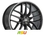 BBS CC-R schwarz matt 9x19 ET48 - LK5/120 ML82 Alufelge schwarz