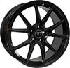 V1 Wheels V1 schwarz glänzend lackiert 8x18 ET45 - LK5/112 ML66.6 Alufelge...