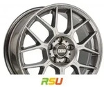 BBS XR platinum silber 7.5x17 ET45 - LK5/120 ML82 Alufelge grau