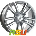 CMS C27 racing silver 6.5x17 ET39 - LK5/100 ML57.1 Alufelge silber