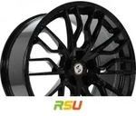 Etabeta Medusa-K black shiny 9.5x21 ET37 - LK5/120 ML72.6 Alufelge schwarz