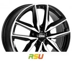 CMS C28 diamond black 7.5x18 ET47 - LK5/114.3 ML67.2 Alufelge schwarz