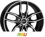 Autec Typ BV - Bavaris schwarz poliert 7.5x17 ET30 - LK5/112 ML66.6 Alufelge schwarz