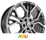 GMP Matisse anthracite matt diamond 7x17 ET45 - LK4/108 ML63.4 Alufelge grau
