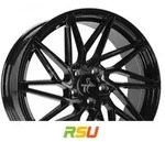 Keskin KT20 Future black painted 8.5x20 ET35 - LK5/120 ML72.6 Alufelge schwarz