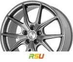 Brock B40 ferric-grey matt-lackiert 8x20 ET40 - LK5/112 ML57.1 Alufelge grau