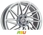 Keskin KT20 Future silver front polish 8.5x19 ET45 - LK5/112 ML72.6 Alufelge...