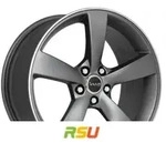 Avus Racing AF10 matt anthracite polished 10x20 ET19 - LK5/112 ML66.5 Alufelge...