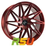 Keskin KT20 Future candy red 8.5x19 ET45 - LK5/112 ML72.6 Alufelge rot