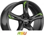 Ronal R62 Green jetblack 8x19 ET45 - LK5/112 ML76 Alufelge schwarz