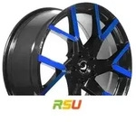 Barracuda Tzunamee EVO black gloss flashblue 8x18 ET40 - LK5/114.3 ML73.1 Alufelge