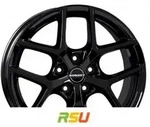 Borbet Y black glossy 8.5x19 ET48 - LK5/108 ML72.5 Alufelge schwarz