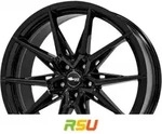 Brock B42 schwarz lackiert 8.5x20 ET30 - LK5/120 ML72.6 Alufelge schwarz