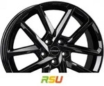Borbet N black glossy 8x19 ET39 - LK5/112 ML66.5 Alufelge schwarz